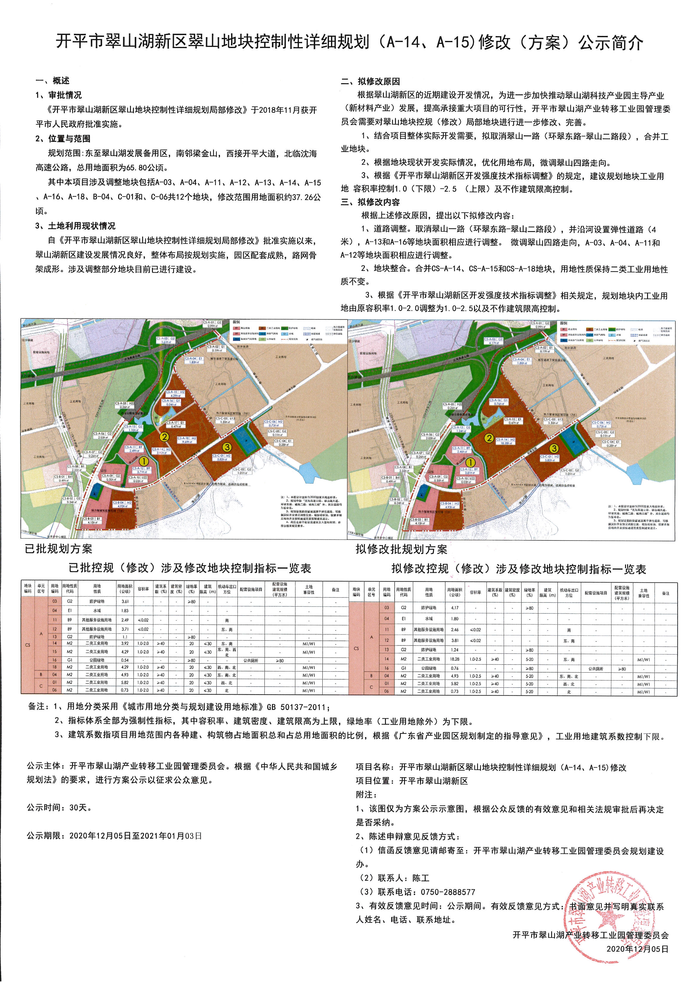 公告稿-開(kāi)平市翠山湖新區(qū)翠山地塊控制性詳細(xì)規(guī)劃（A-14,A-15）等地塊修改.jpg