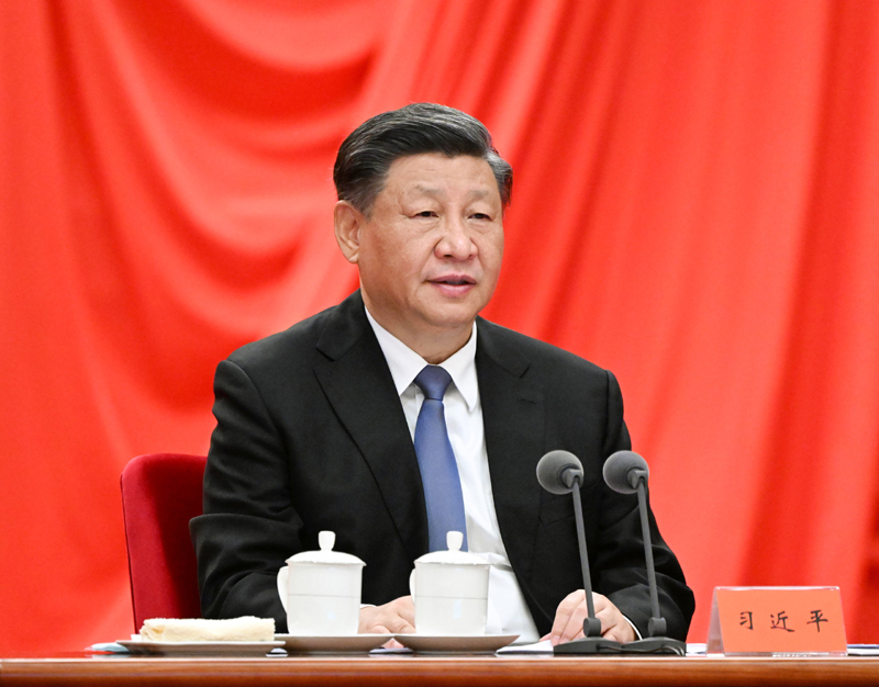 1月9日,中共中央總書記、國家主席、中央軍委主席習近平在中國共產(chǎn)黨第二十屆中央紀律檢查委員會第二次全體會議上發(fā)表重要講話。新華社記者 李學仁 攝