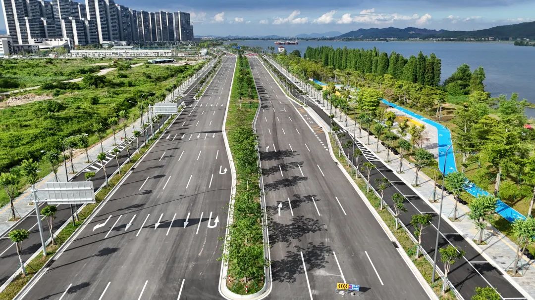 今天，潭江大道正式通車！