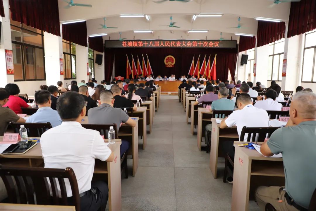 蒼城鎮(zhèn)第十八屆人民代表大會(huì)第十次會(huì)議勝利召開(kāi)